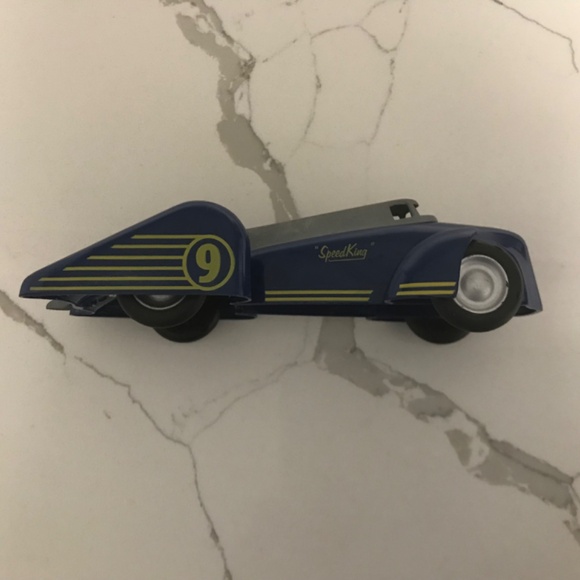 Xonex Speed King #9 Land Racer Die Cast Metal Blue Race Car 1998 - Picture 7 of 9